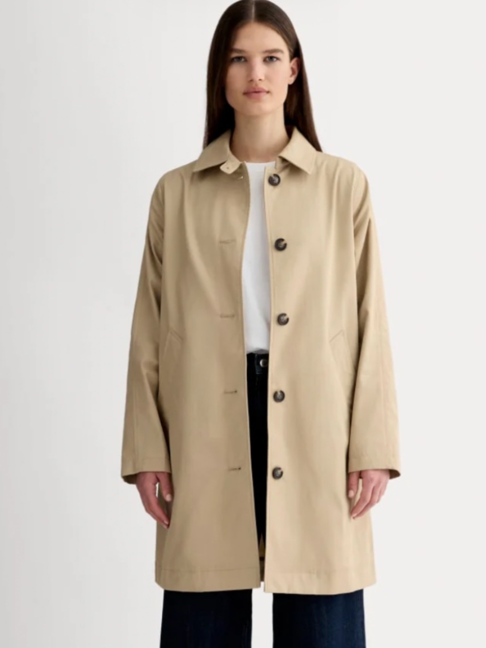 Everlane Mac Coat, S, cornstalk